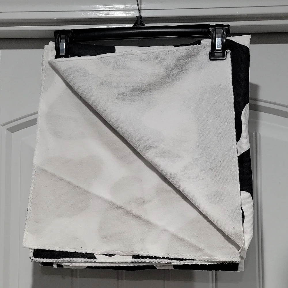 Cow Print-Black and White Towel